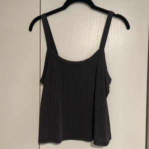 Ribbed cropped tank